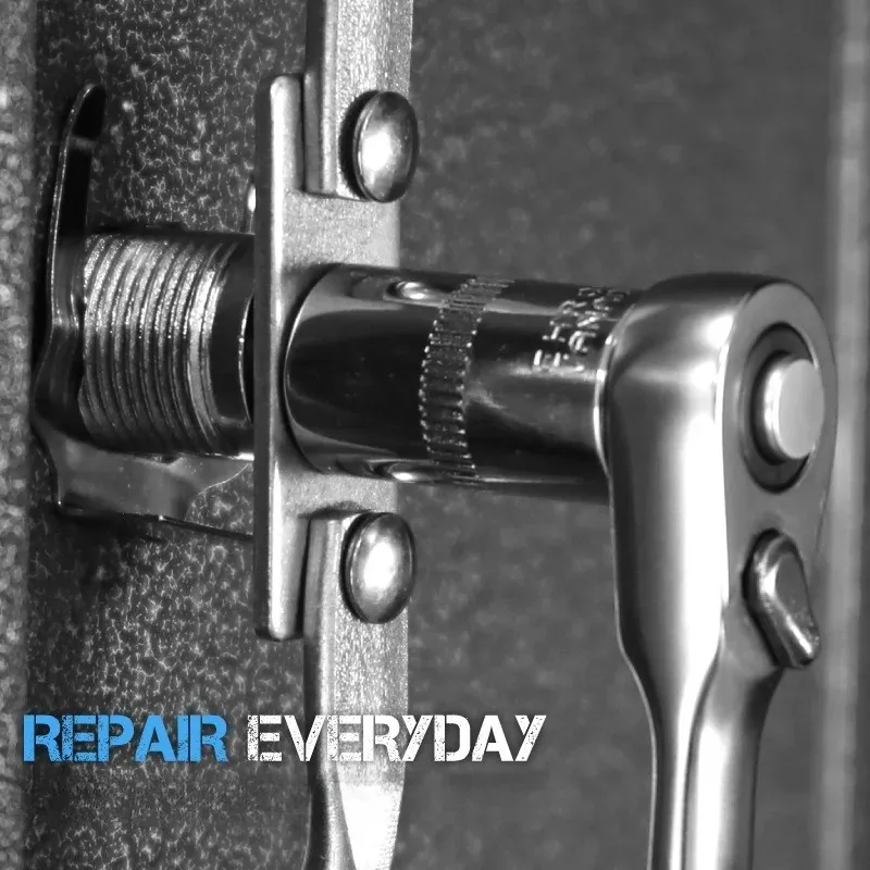 Novo 2-em-1 mini agudos catraca chave inglesa conjunto de chave de fenda de soquete rápido de ponta dupla hex torque ferramentas de reparo manual