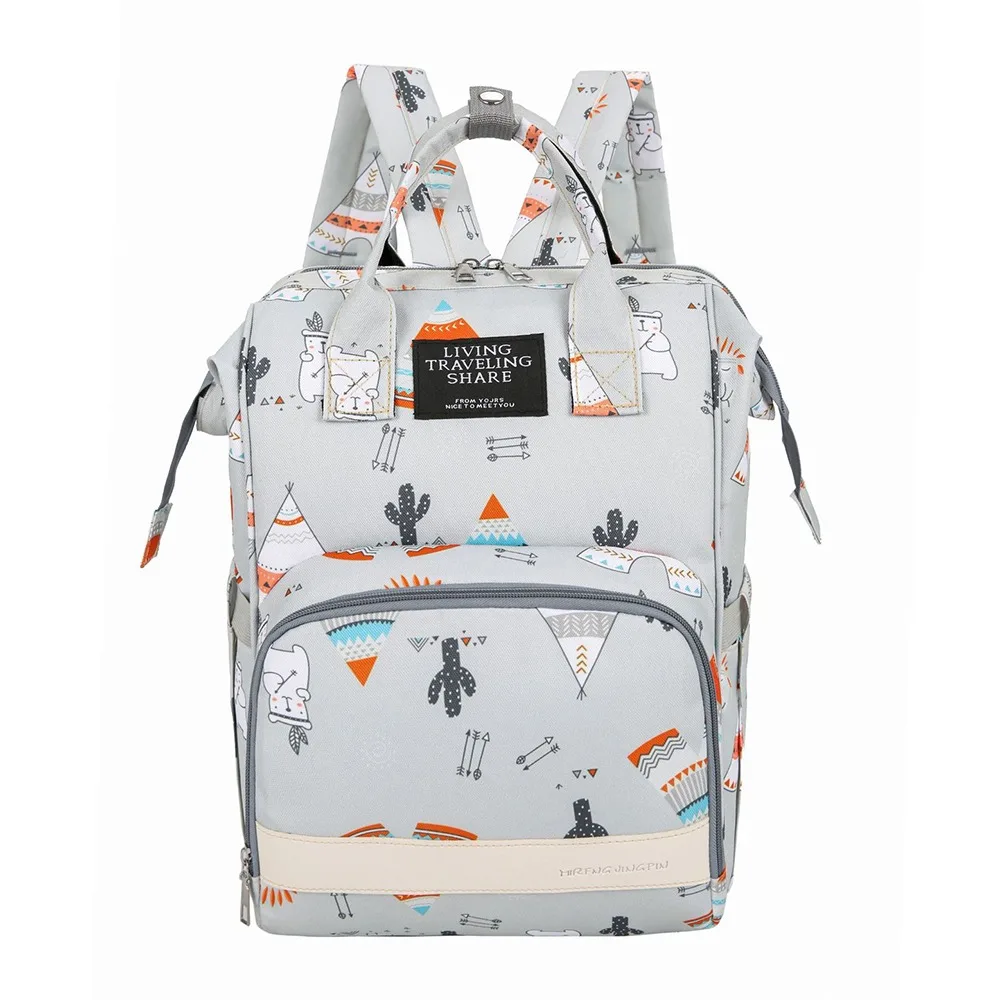 

Multifunctional Mommy Backpack Durable Material Large Capacity Breastfeeding Bag Wear-resistant Anti Splash Water
