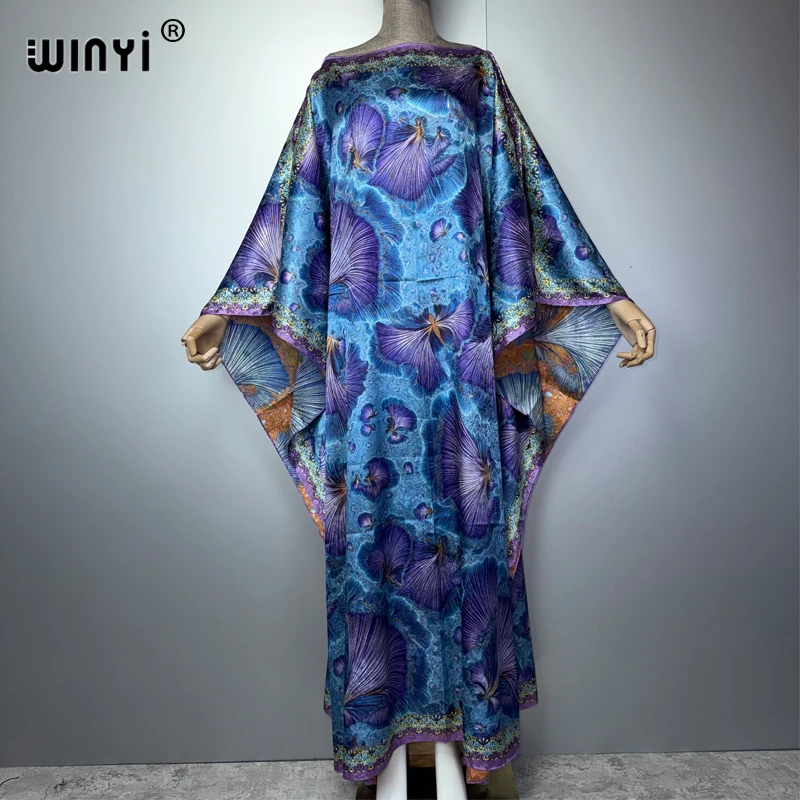 فستان كافتان طويل من WINYI بتصميم بوهيمي أنيق للنساء، مناسب للحفلات المسائية، عباءة إسلامية فاخرة بأسلوب دبي 32