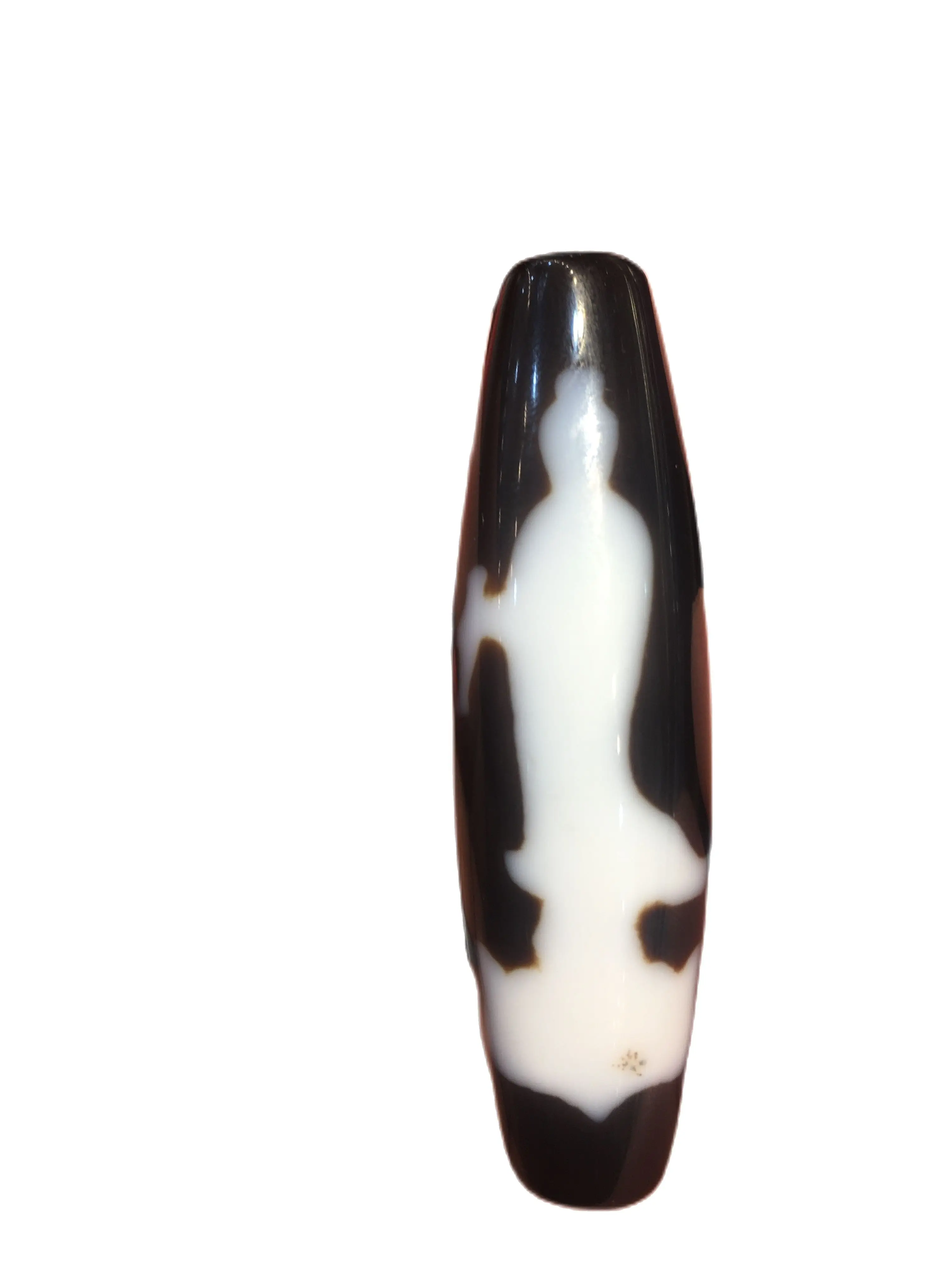 Magic Power Tibetan old Agate Smoothly Mercy Kwan Yin Figure dZi Bead Amulet LKbrother Sauces Top Quality