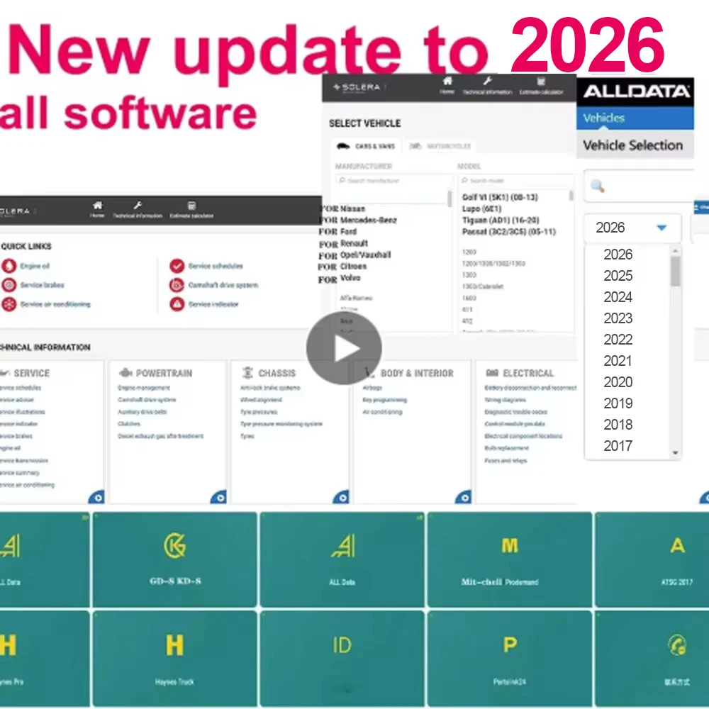 2026 Alldata Online Software All Data Car Repair Software Online Login Account Wiring Diagrams Workshop Repair Essential Tool