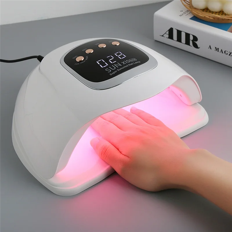

MAKE-UV LED Nail Dryer Manicure Machine For Curing Gel Polish Nail Lamp With Sensor EU Plug