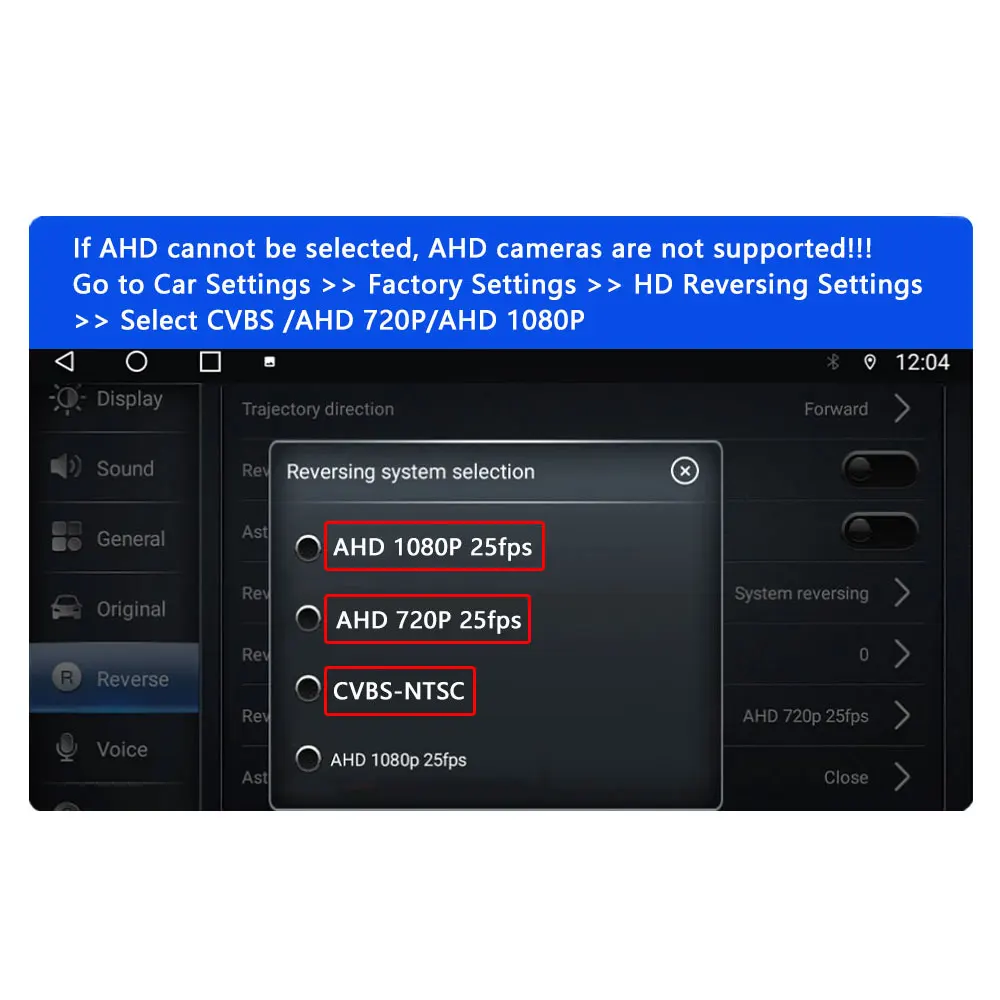 كاميرا سيارة بمسار ديناميكي 1080P لسيارة Ford Focus 2 MK2 Mondeo MK4 S-Max C-Max Kuga MK1 Fiesta MK7 Rover Range Freelander 2
