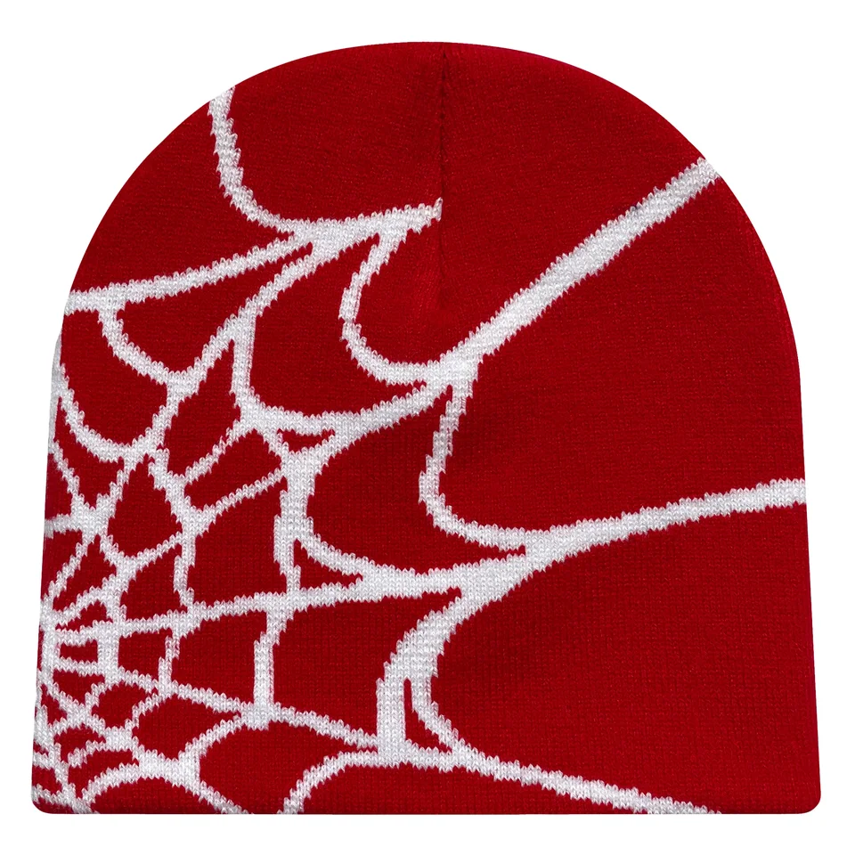 Four Seasons Men's and Women's Universal Y2K Knit Hat Spider Web Riding Outdoor Sports Fashion Hat, image 13