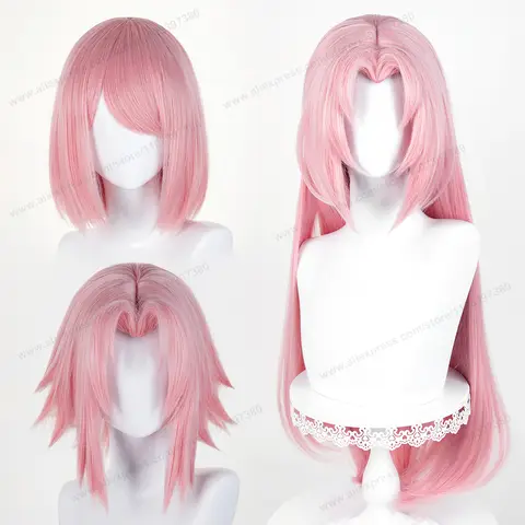 Haruno Sakura Cosplay Wig Women Hair Anime Cosplay Wig Halloween Heat Resistant Synthetic Wigs