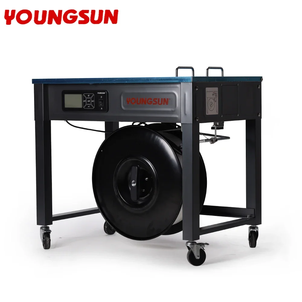 YS-A2X Packing Table Belt Banding Carton Box Packing Automatic PP Band Strapping Machine Desk Cartons Packaging Machine