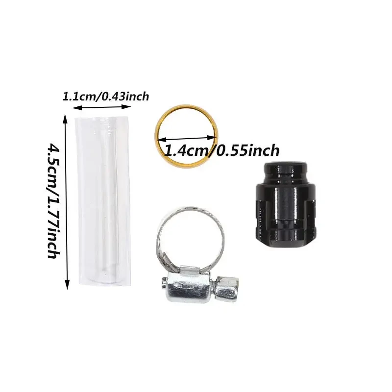 Motorcycle Air Filter Drain Tube Head, CNC Aluminum Alloy Exhaust Plug, Universal Gas Drain Accessory for Motor ATV UTV image 6