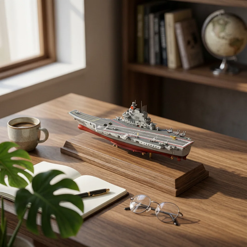 Model with Carrying Case Alloy-Style Scale Model Collectible Nautical for Collectors, Showcase Shelving, Office Decor