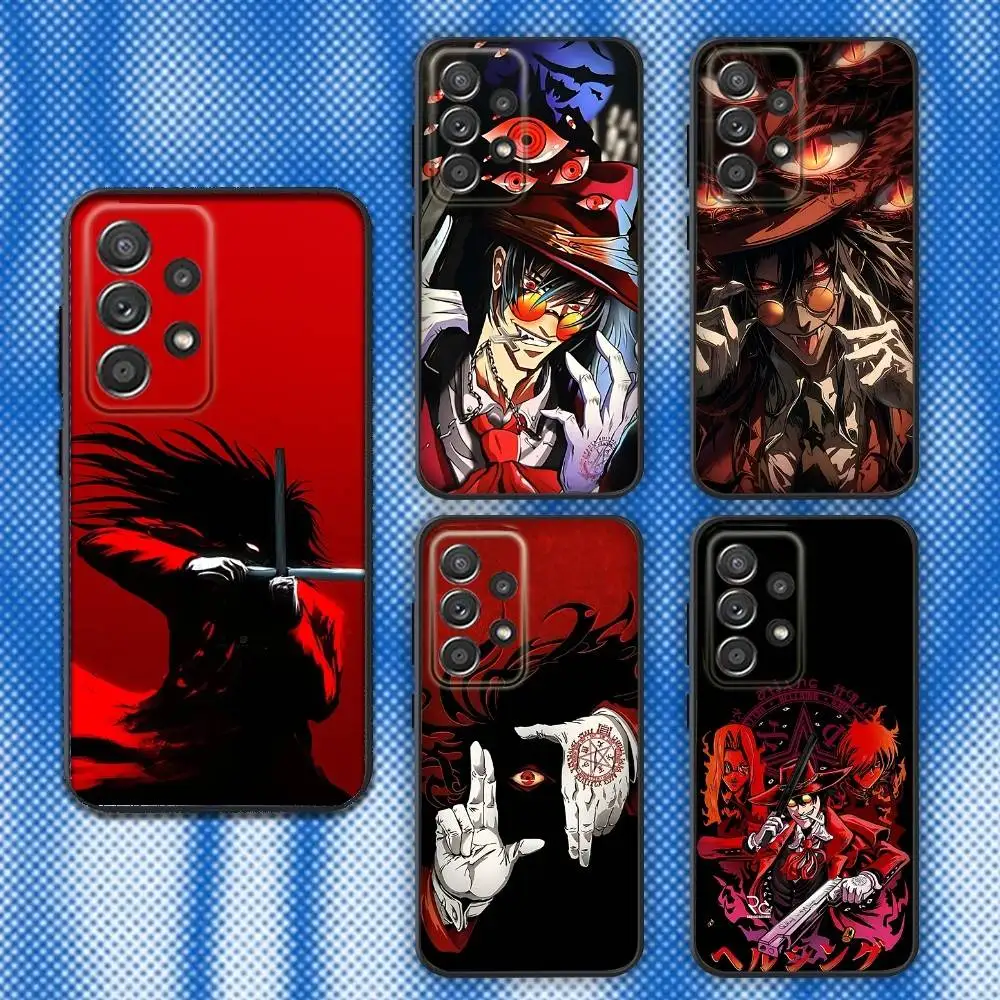 

Comics H-HELLSING Phone Case For Samsung S25,S24,S21,S22,S23,S30,Ultra,S20,Plus,Fe,Lite,Note,10,9,5G Black Cover