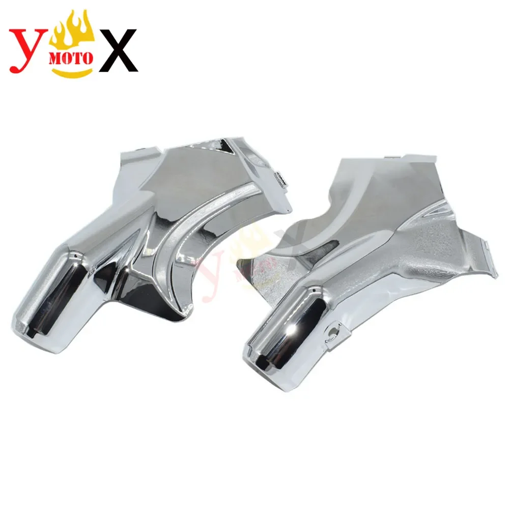 Chrome Motorcycle Front Cowl Neck Cover Guard Frame Side Fairing Panel For Honda Shadow AERO 750 VT750 VT400 2004-2016