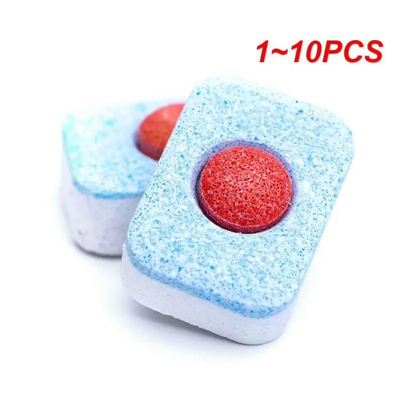 1~10PCS Dishwasher Capsules All In 1 Automatic Eco Friendly Dishwashing Cleaning Agent Household Supplies Dishwasher Cleaner