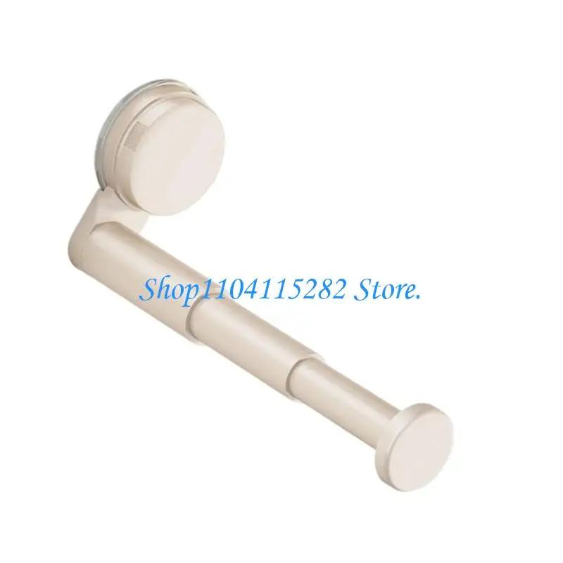 Wall Mounted Hanger Storage Rack, Suction Cup Hook Foldable Drying Rack for Bathroom Laundry Towel and Cloth