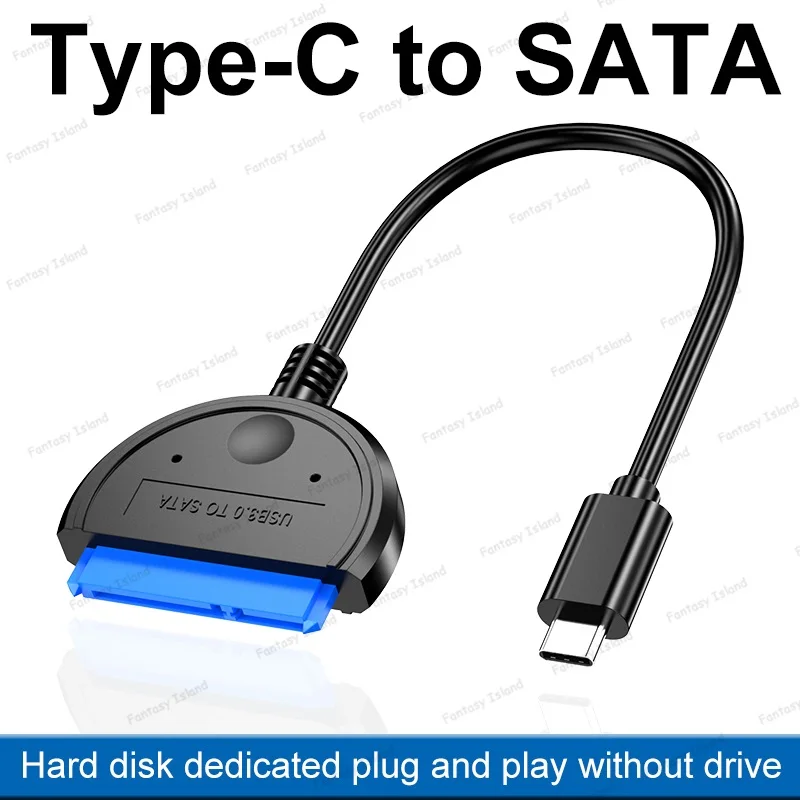 HW-TC44 "/2.5" to Sata Easy Driveケーブル,USB 3.0からSATAへの容易なドライブエンクロージャ,簡単なケーブル