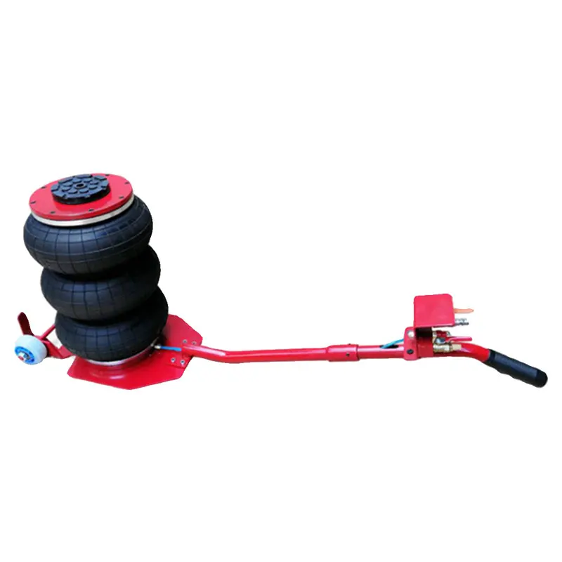 Three-Layer  Car Repair Jack 3 Ton Pneumatic Horizontal Inflatable Car Jacks