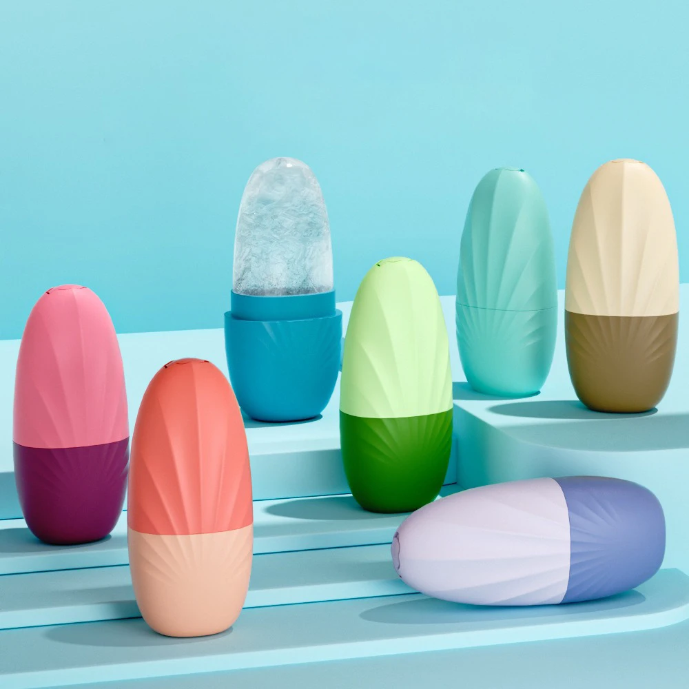 Ice Grid Silicone Face Mold Applicator for Beauty Routine Daily Use Skincare Facial Massage Beauty Ice Mold Skin care Tools