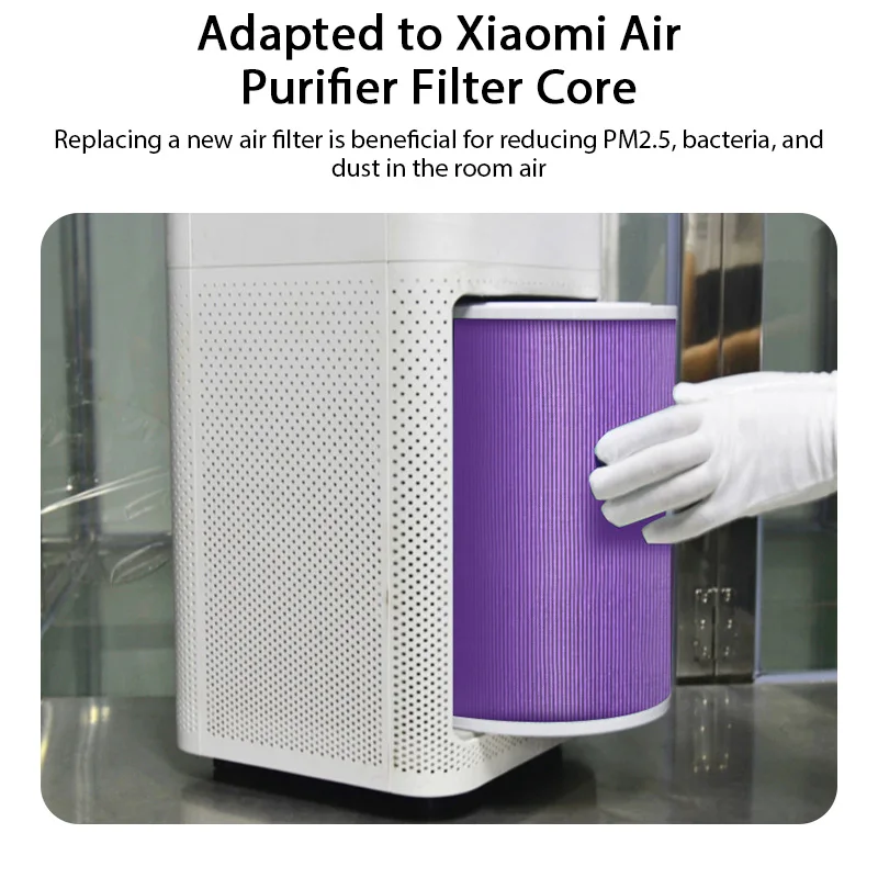 Replacement Air Filter for Xiaomi Air Purifier 1/2//3/3H Pro for Mi Air Filters with Activated Carbon Filter Screen Air Purifier