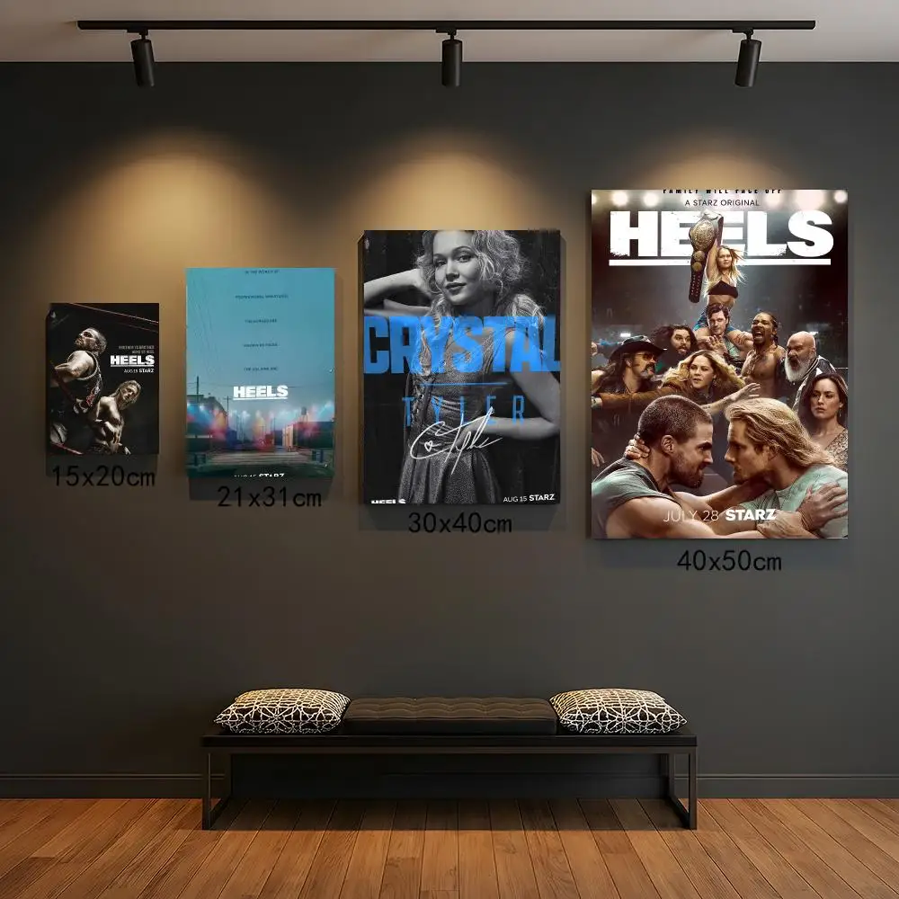 tv series H-Heels-S Painting Calligraphy Elegant Botanical Decor for Living Room Modern Interior Design
