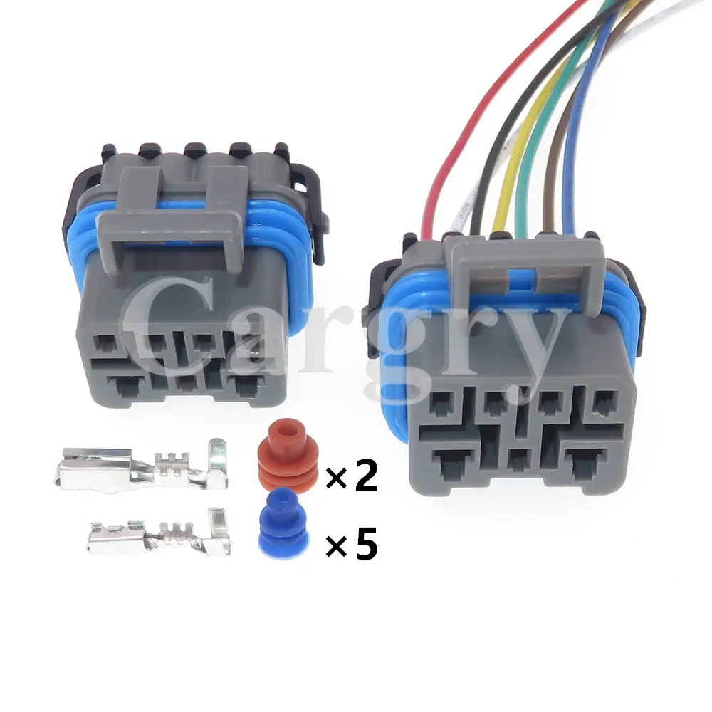 

1 Set 7P 1.5 2.8 Series 15305887 Auto Waterproof Connector AC Assembly Car Sealed Wiring Composite Socket