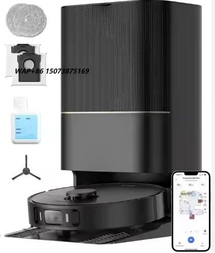 Dreame X50 Ultra Pro Tracked Vacuum Cleaner 2499 Pa Suction Automatic Dirt Disposal Wet/Dry Cleaning Sonic Mopping Long Car