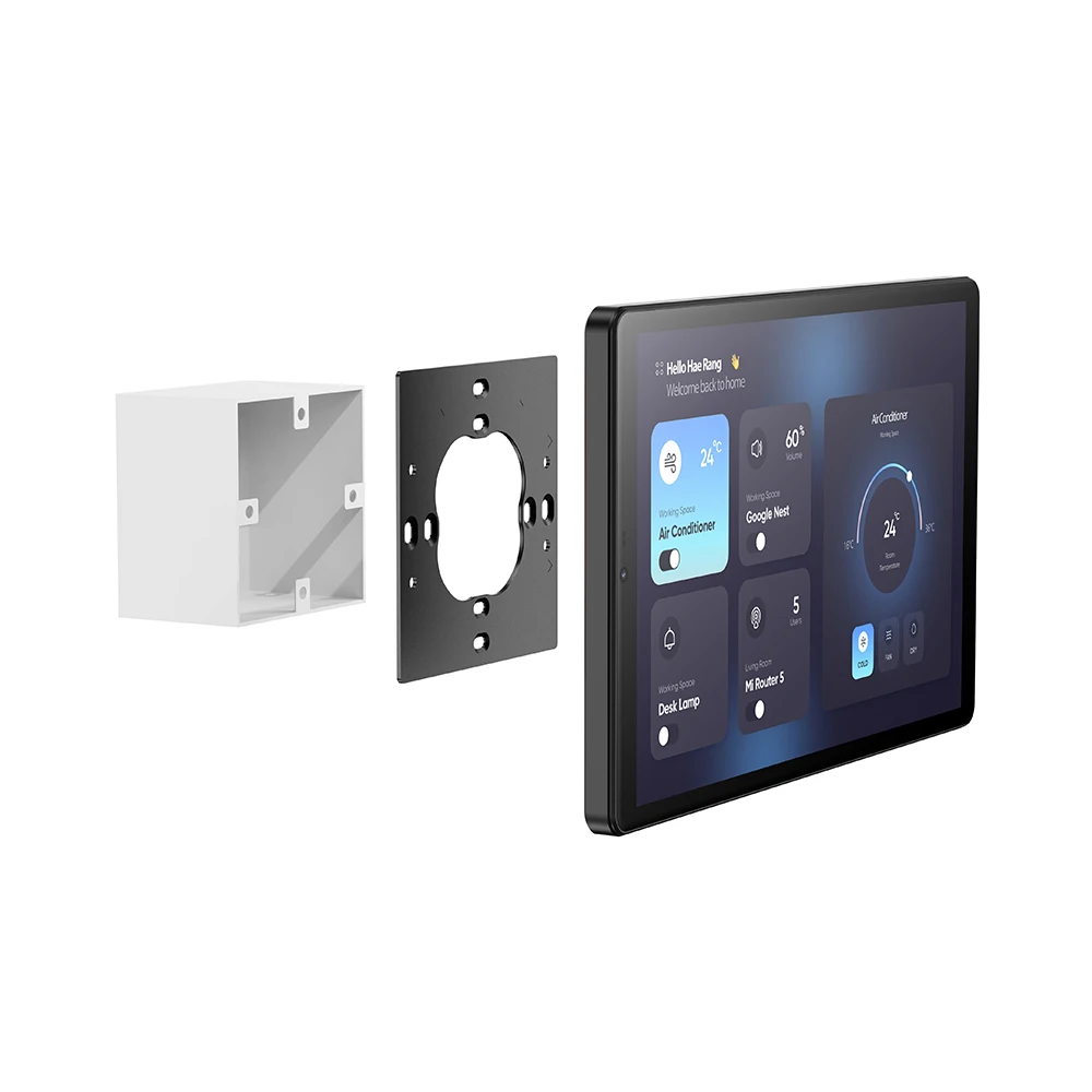 

Custom 10" Wall Tablet MT8768 4+64GB RS485 RJ12 USB-C ZigBee Zwave Temp Sensor Support EU US UK Outlet Box Android Wall Panel