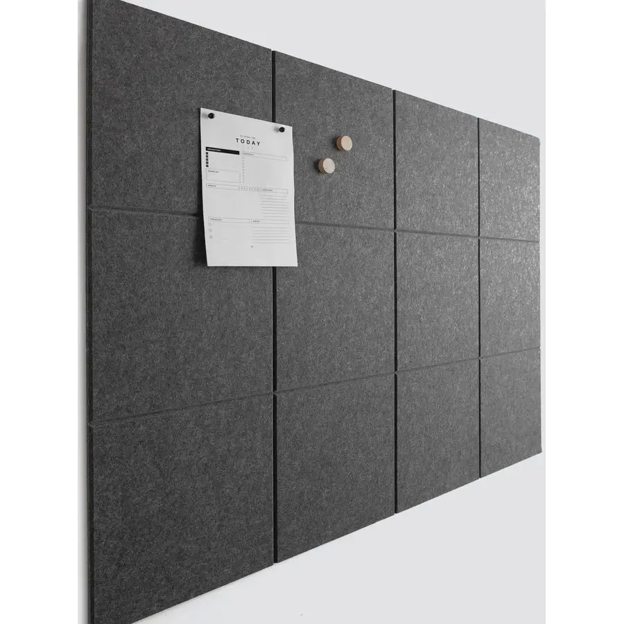 

Bulletin Board 48x36 Office Wall Organizer to Replace Your Old Cork Boards for Walls for Office Decor 12Pack Felt Wall Tiles to
