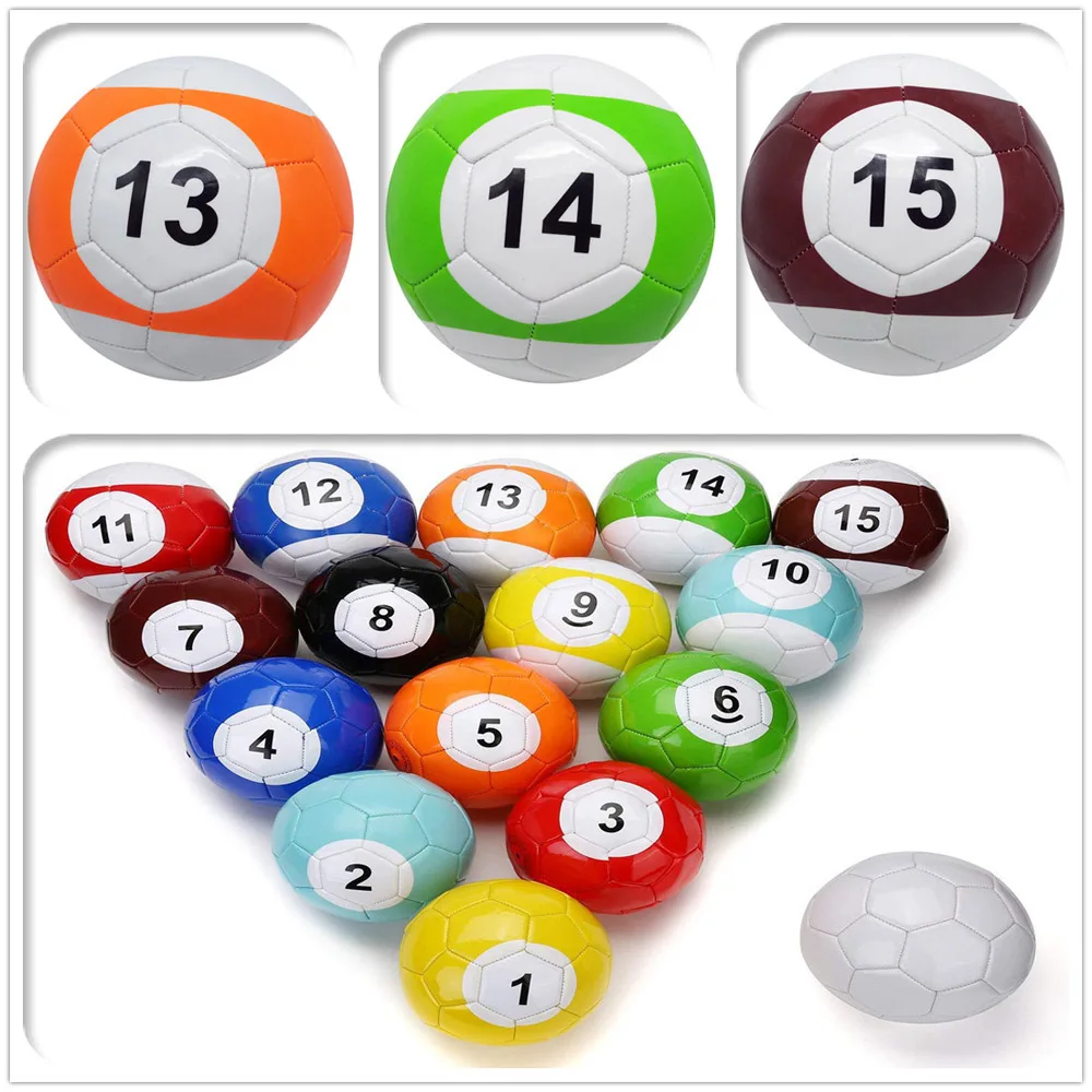 2# 3# 4# 5#16 Pieces Gaint Snook Ball Snooker Football for Snookball game Huge Billiards Pool Toy with factory price