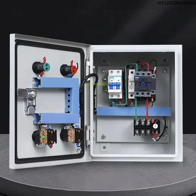 CHINT Single Phase Motor Control Box Small Box Type One Control Water Pump Start Stop Control Box 220V Short Circuit Overload