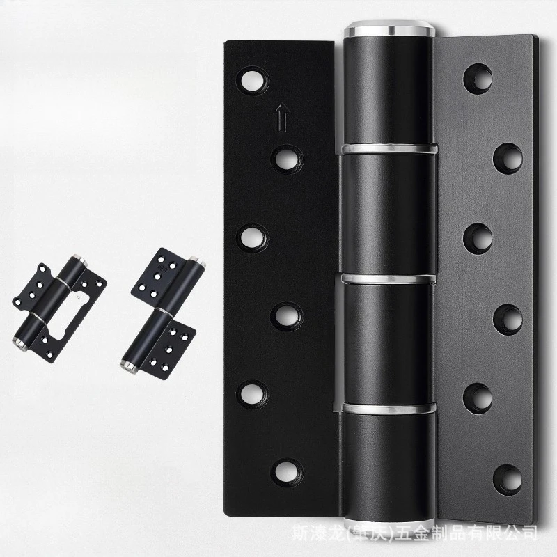 Silent Hydraulic Hinge Invisible Door Closing Self-closing Positioning Hinge Door Closer Buffer Automatic Wooden Door