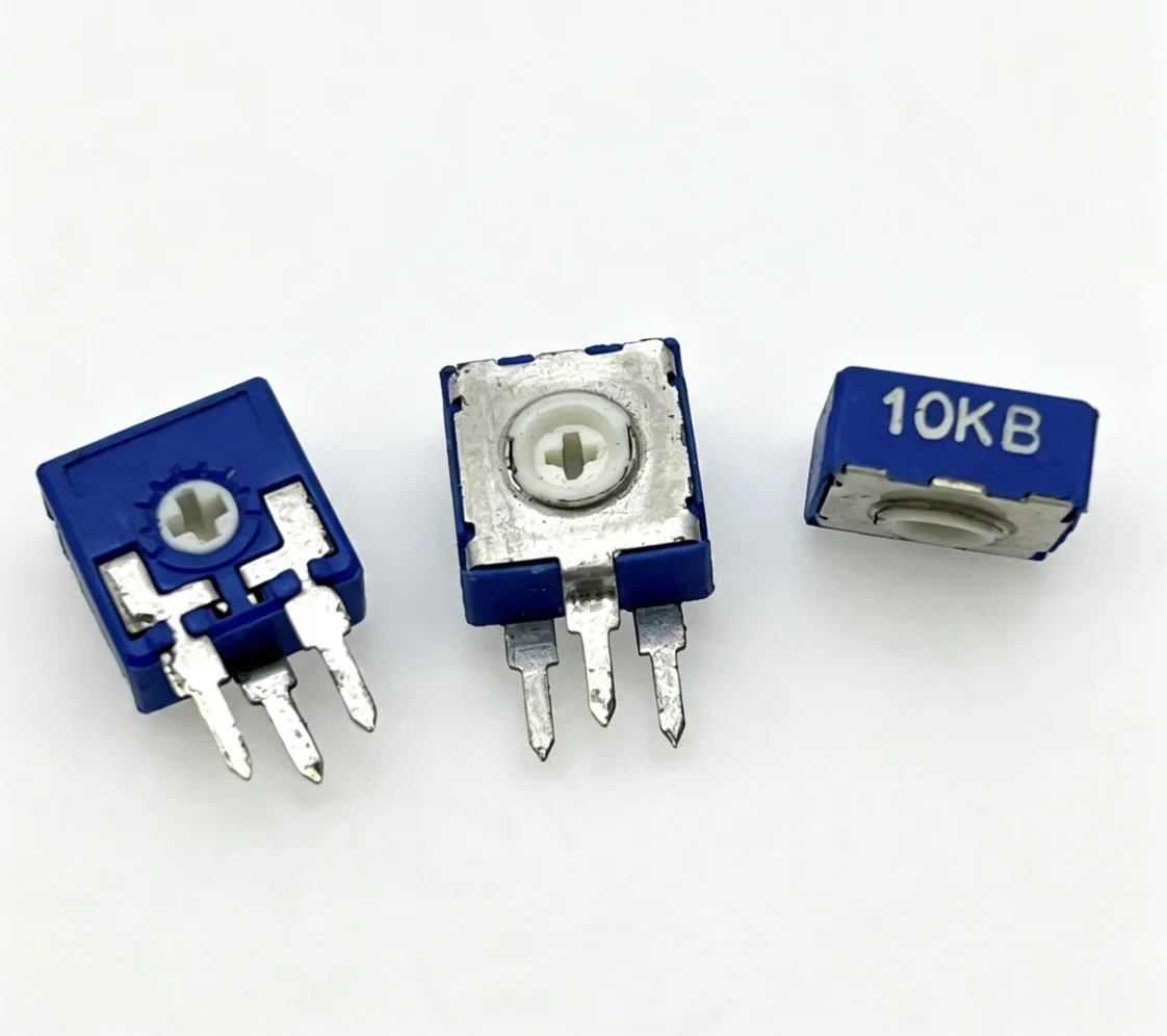 3 pcs imported original Spain adjustable resistance CA9 vertical cross hole B10K PT10 Spain potentiometer