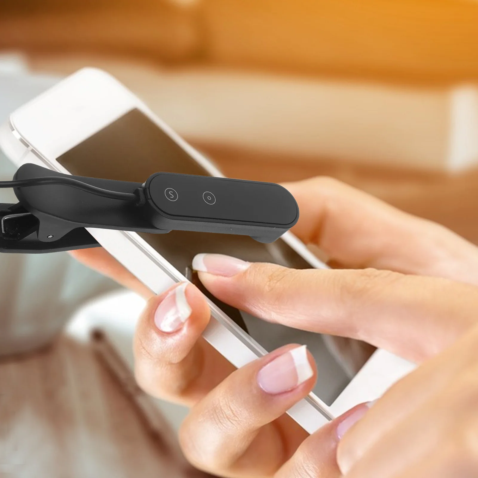 Clicker de tela Abs Usb Velocidade ajustável Display LED para dispositivo de jogos de transmissão ao vivo Periférico de computador