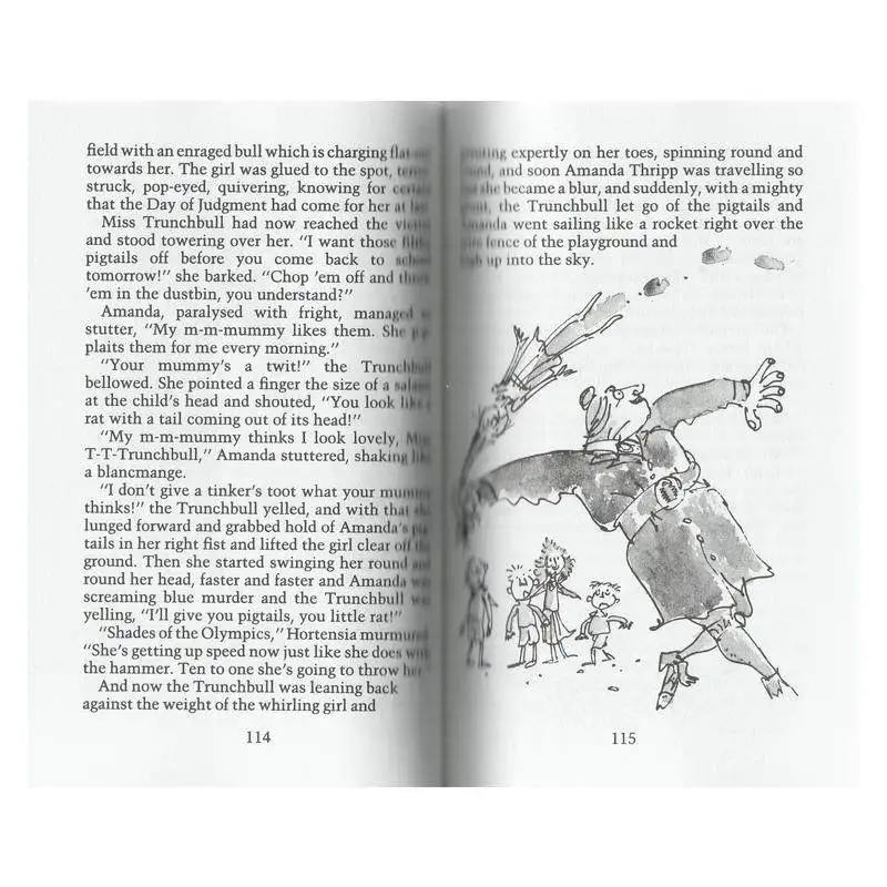Matilda Illustrated Children Fantasy Book Classic Kids Literature Story for Young Readers Netflix Adaptation