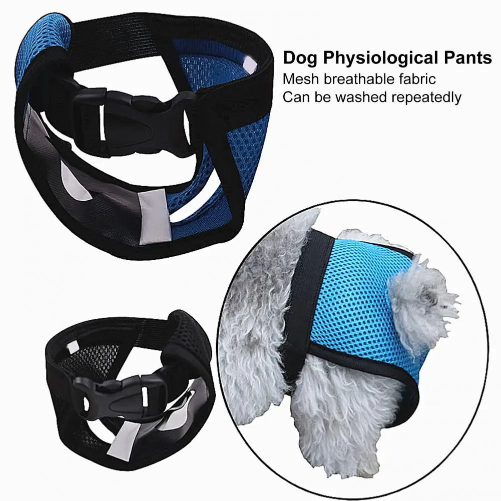 

Pet Menstrual Pants Soft Comfortable Dog Physiological Diaper Adjustable Pet Sanitary Pants Washable Puppy Pants Pet Supplies