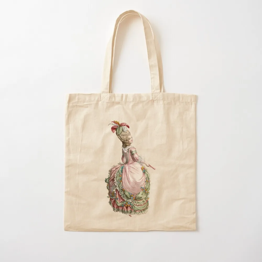 

Rococo Princess - Fashion Illustration Tote Bag Handbags Shopper Canvas Tote Bag