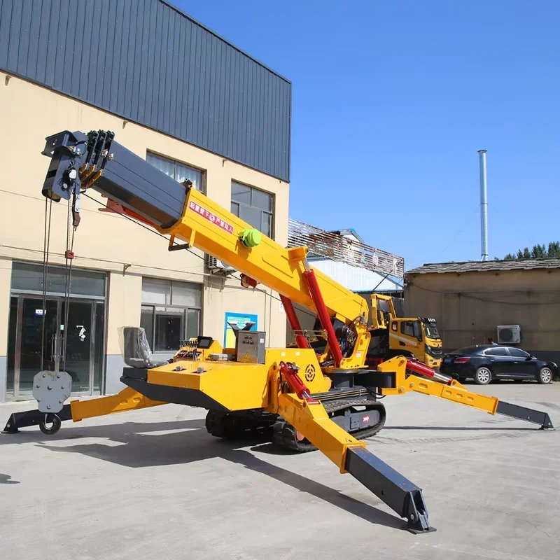 High Quality Crane Spider Electric Movable Small Spider Crane 10 Ton Crawler Discount Hydraulic Telescopic Spider Lifting Crane