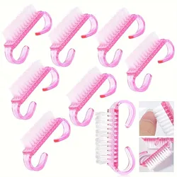 1/10pcMix Color Handle Grip Nail Brush Scrub Cleaning Brushes For Toes And Nails Cleaner Pedicure Brushes For DIY/Garden/Kitchen