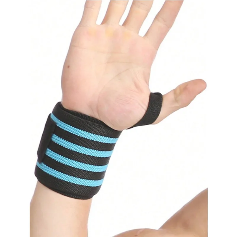 1pcs Bracers Fitness Padded Thumb Brace Strap Power Hand Support Bar Wristband Wristband Weight Lifting Gym Cross Training