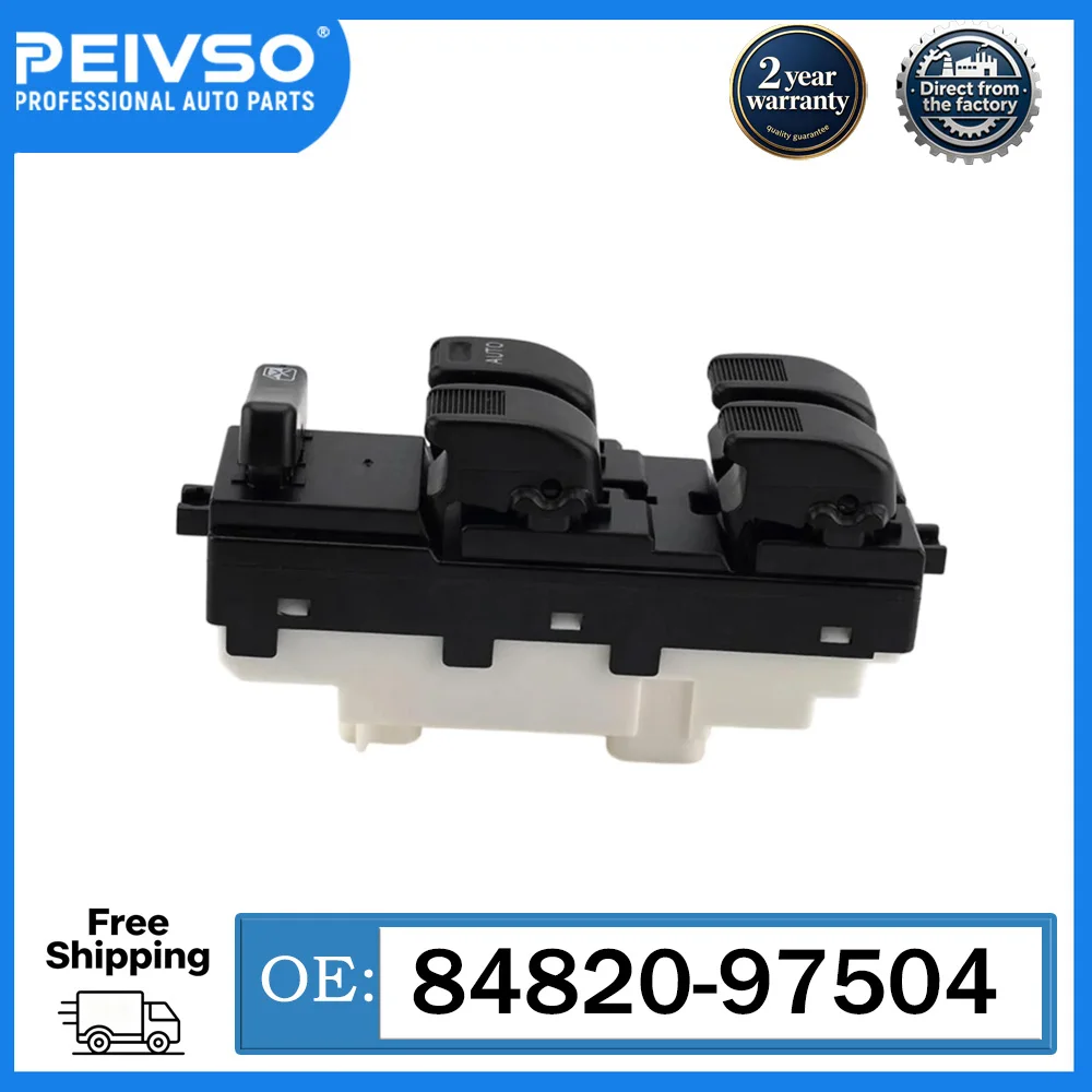 PEIVSO NEW RHD Electric Power Window Switch 84820-97504 8482097504 For Toyota Sparky Cami Daihatsu Terios Atrai