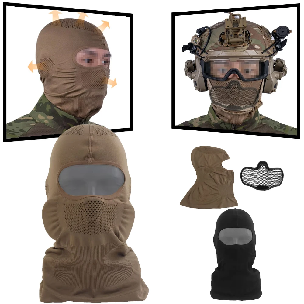 tactical balaclava front view