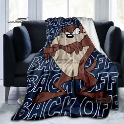 Cute Taz-Mania Blanket Classic Cartoon Soft Throw Blanket Birthday Christmas Gift Bedroom Sofa Travel Camping Warm Blanket