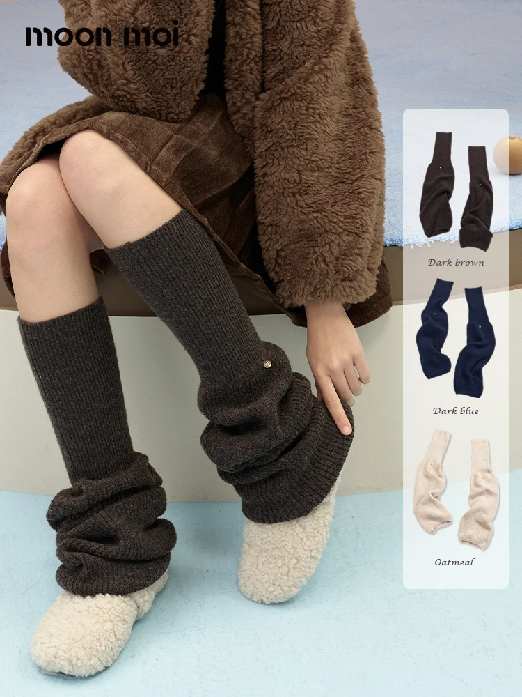 

Модный комплект из шерстяной смеси Moonmoi на пуговицах для женщин: универсальный осенне-зимний вариант для ленивых и стильных леди