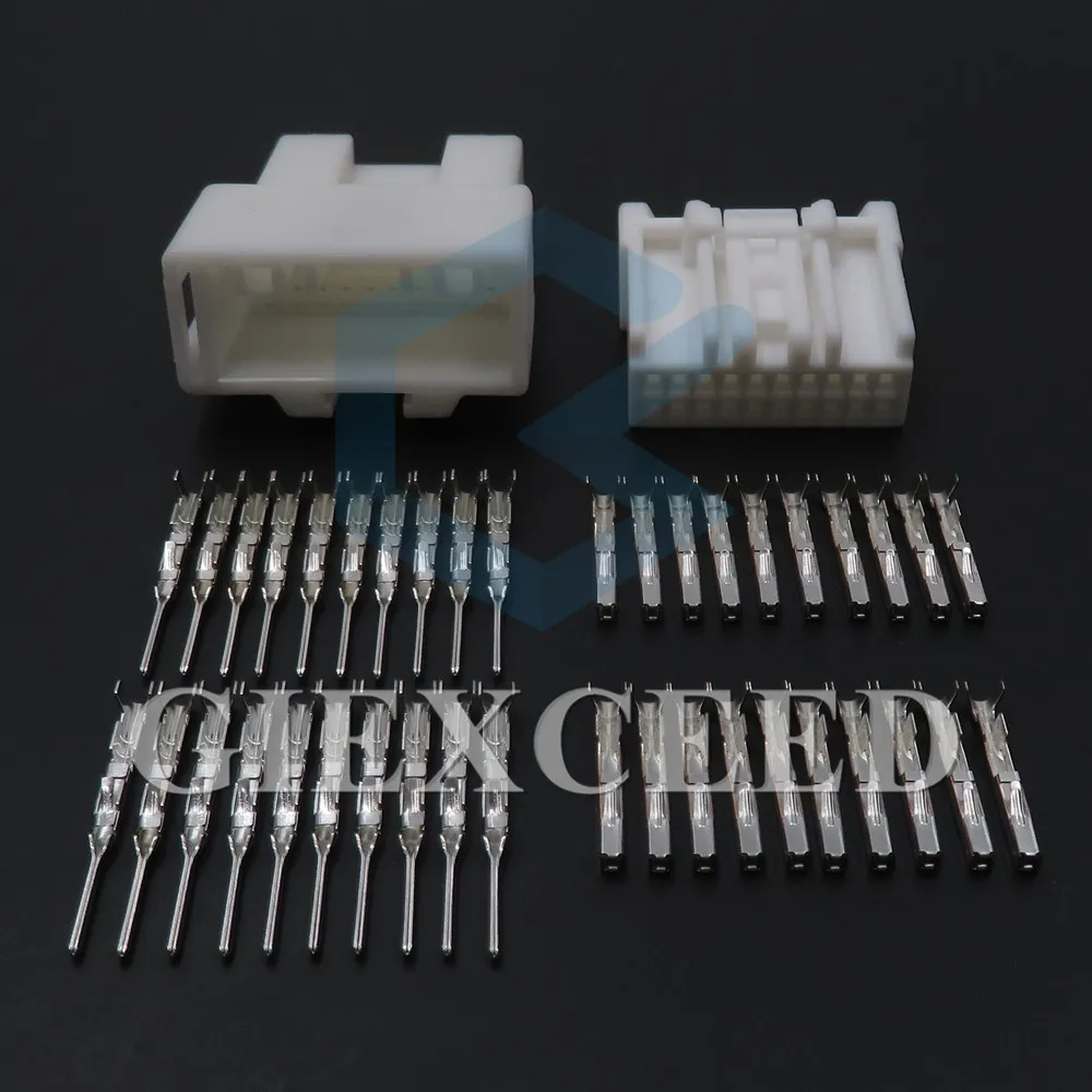 20 Pin AC Assembly 6098-4589 6098-4595 Automobile Male Female Unsealed Wire Socket Car Replacement Connector Auto Parts