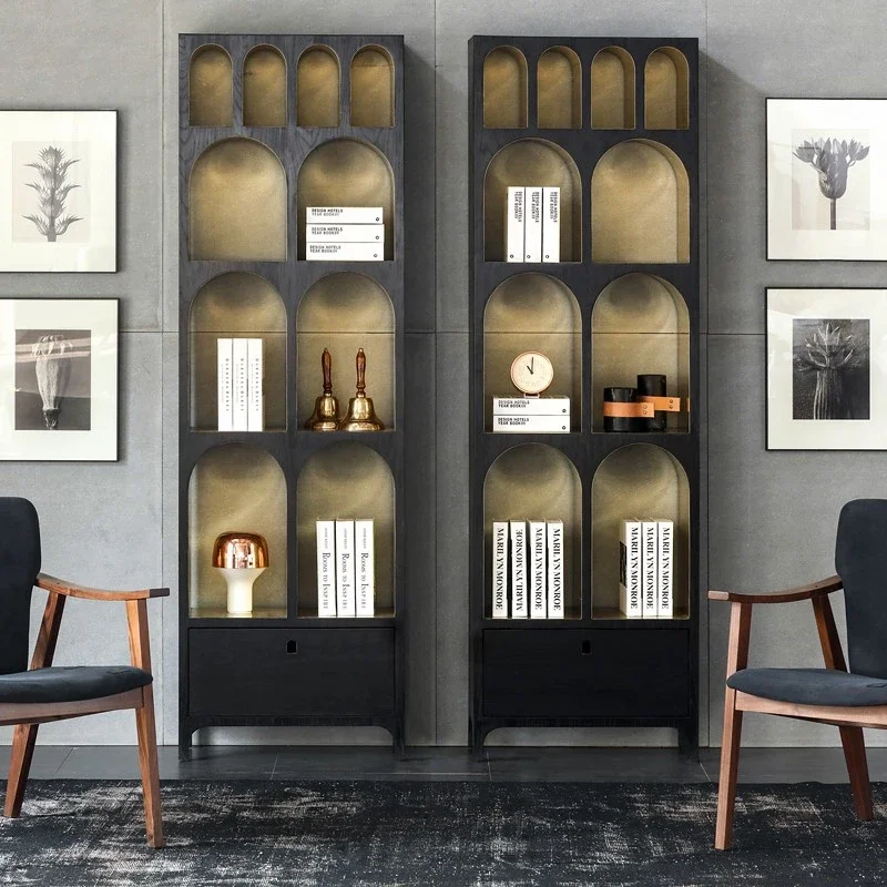 

Miji Arch Bookcase Bookshelf Storage Showcase Partition Frame Display Stand
