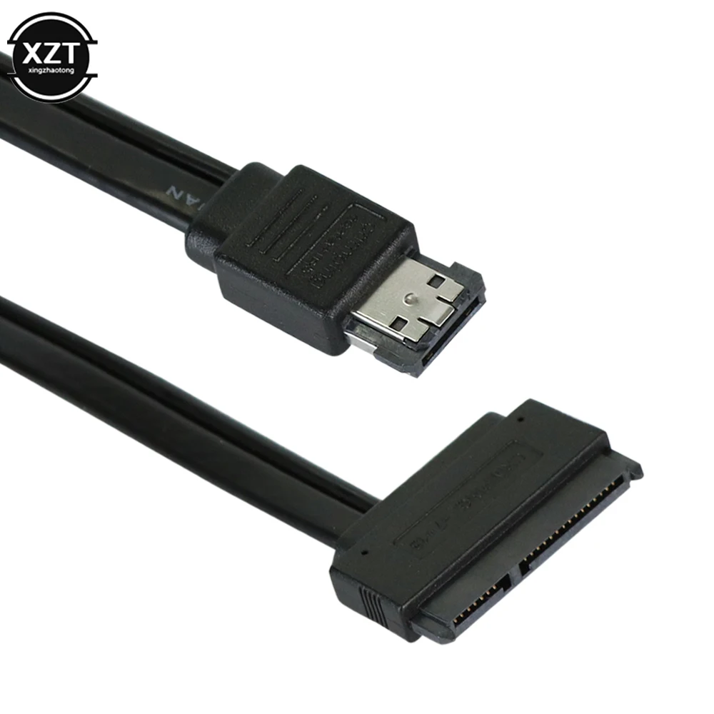 ร้อนขายใหม่ Dual Power ESATA USB 5V Combo 22Pin SATA ฮาร์ดดิสก์ USB สายคุณภาพสูง1PCS 50ซม.