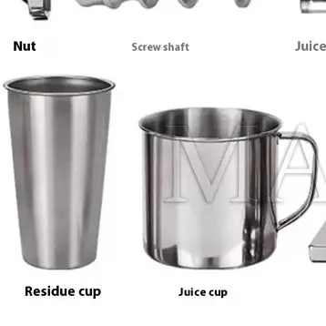 

220V 200W Fruit Vegetable Juicer Machine Orange Celery Ginger Low Speed Juice Extractor Stainless Steel Cold Press Juicer Machin