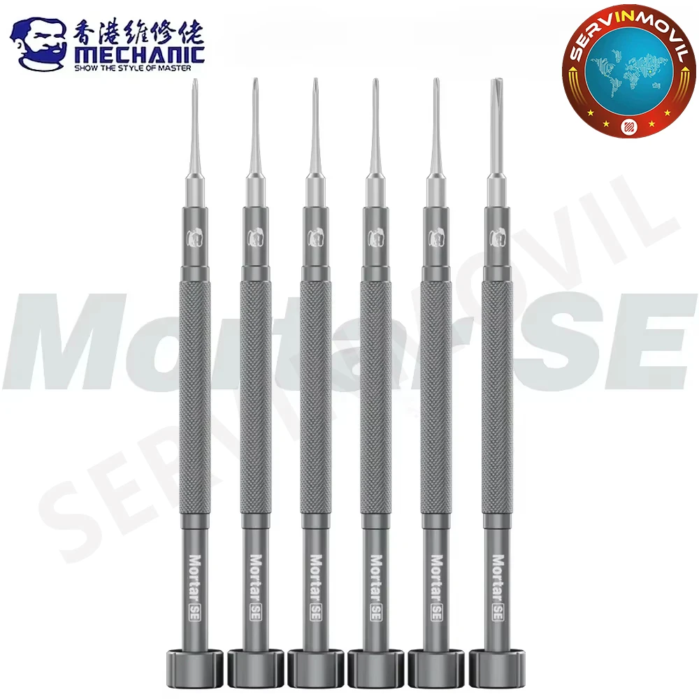 MECHANIC Mortar SE Screwdriver Set 6 in 1 Magnetic S2 Steel Screwdrivers Precision Extra Hard Quick Disassemble Repair Tools Kit