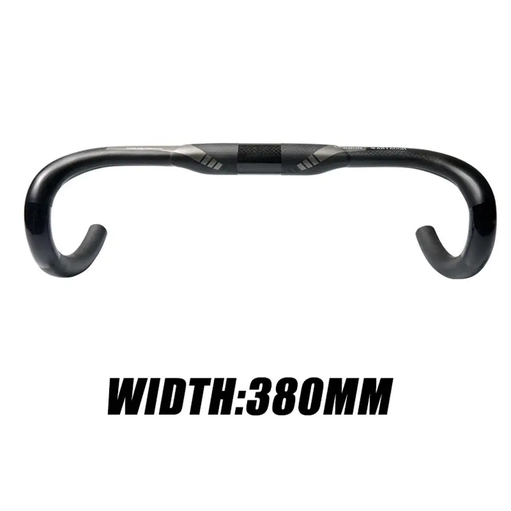 Full Carbon Fiber Lightweight 3K Carbon Fiber Road Bike Bicycle Racing Drop Bar Handlebar 31.8mm Bicycle Handlebars