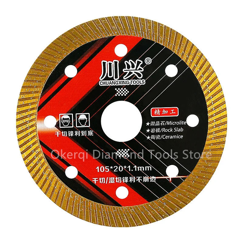 105mm Cutting Disc with 20mm Hole Diamond Cutting Blade Ceramic Tile Marble Multi Cutter Blade Diamond Disc for Grinder