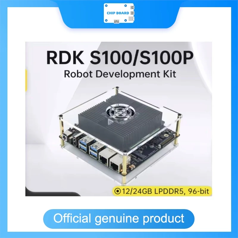 Yahboom D-Robotics RDK S100/S100P Robot Development Kit, 80/128TOPS AI Computing Platform with RDK S100 Core Module