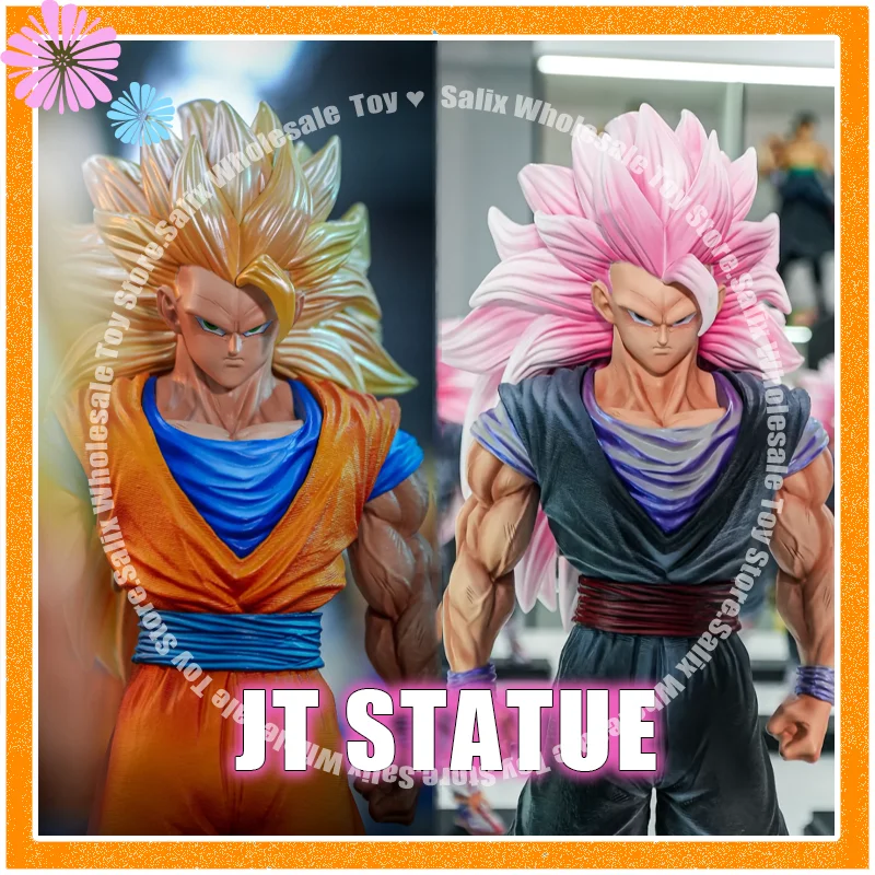 

In Stock Jt Statue Jt Toys Dragon Ball Son Goku Figurine Ssj3 Goku Rose Goku Figurine Super Saiyan 3 Goku Anime Figure Toys