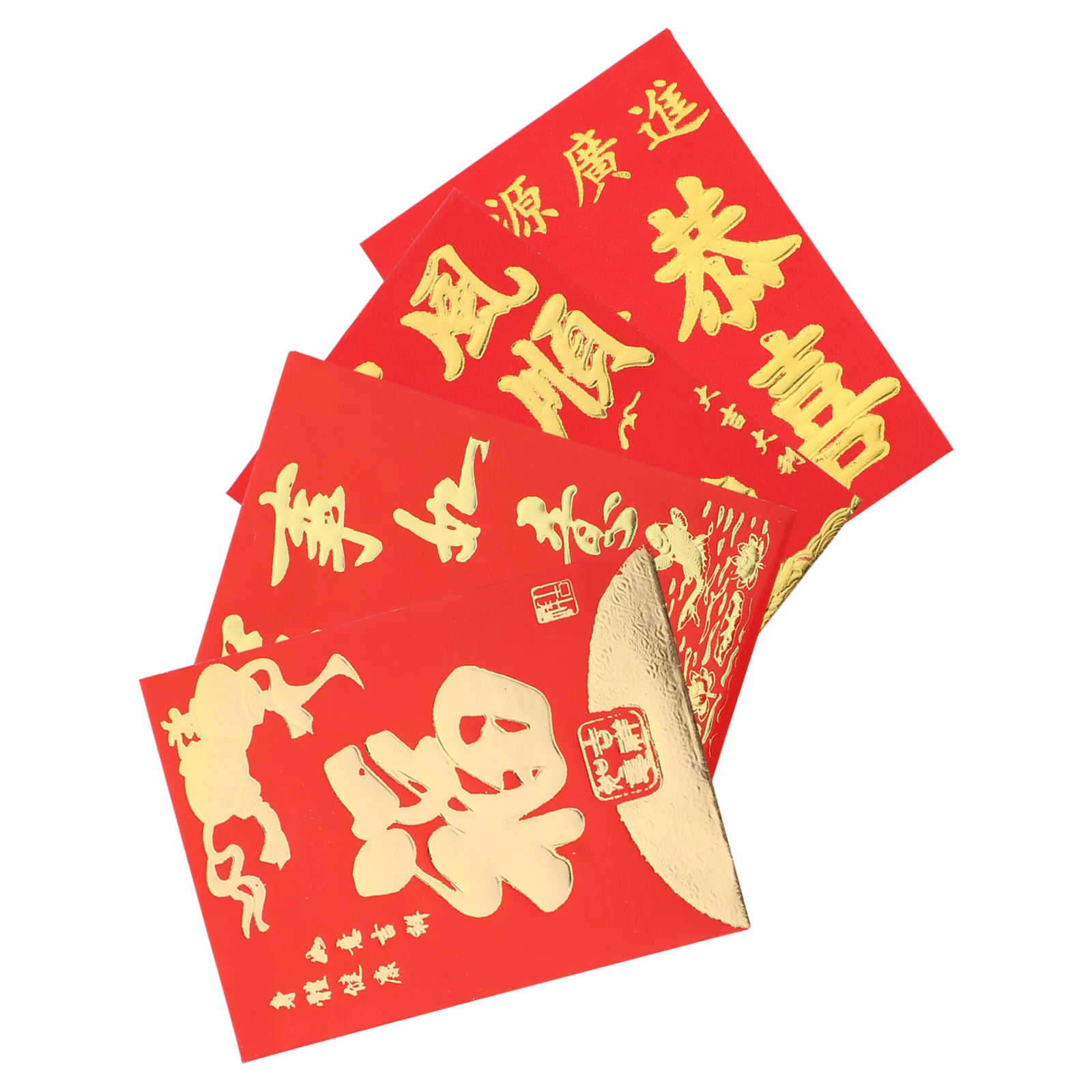 

160 Pcs Money Clip Paper Red Envelope Packet for New Year Bag Envelopes Lunar Packets Supplies Chinese Baby